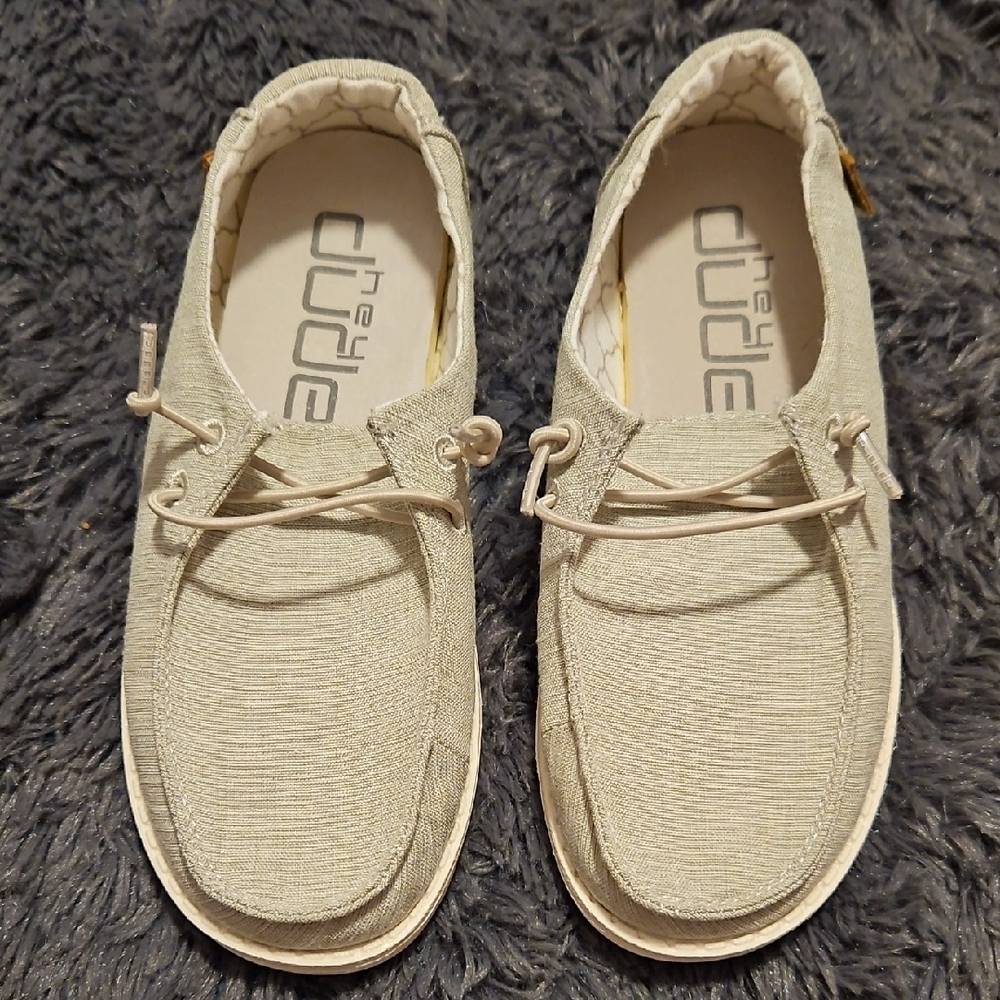 Hey Dude Light Gray Casual Shoes